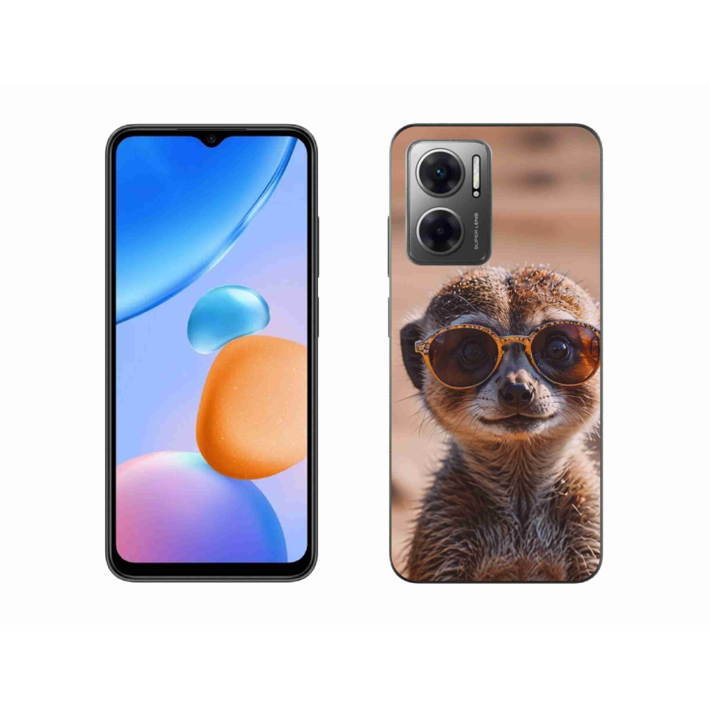 Gelový kryt mmCase na Xiaomi Redmi 10 5G - stylová surikata