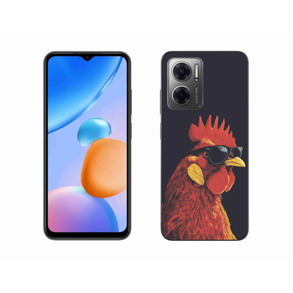 Gelový kryt mmCase na Xiaomi Redmi 10 5G - stylový kohout