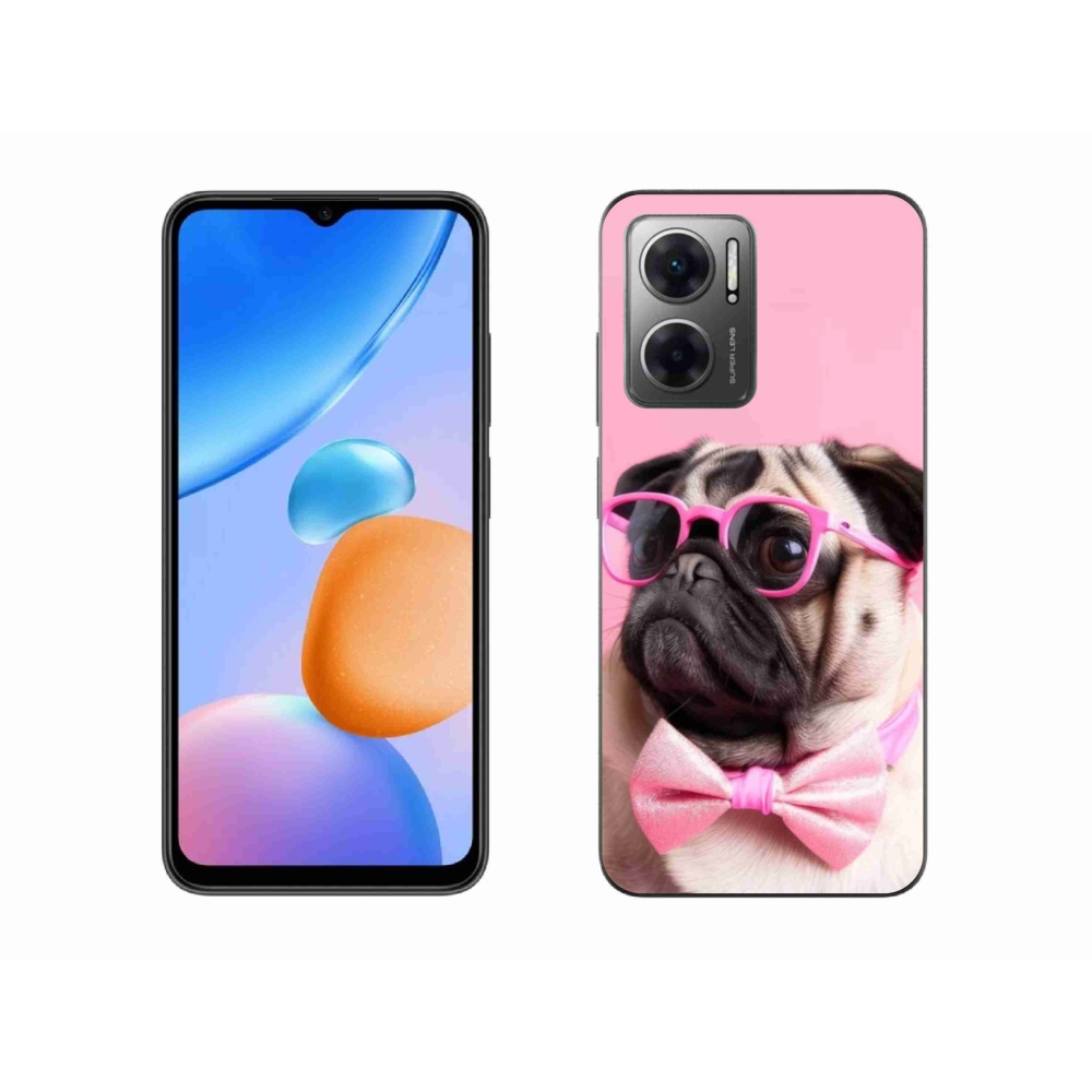 Gelový kryt mmCase na Xiaomi Redmi 10 5G - stylový mops