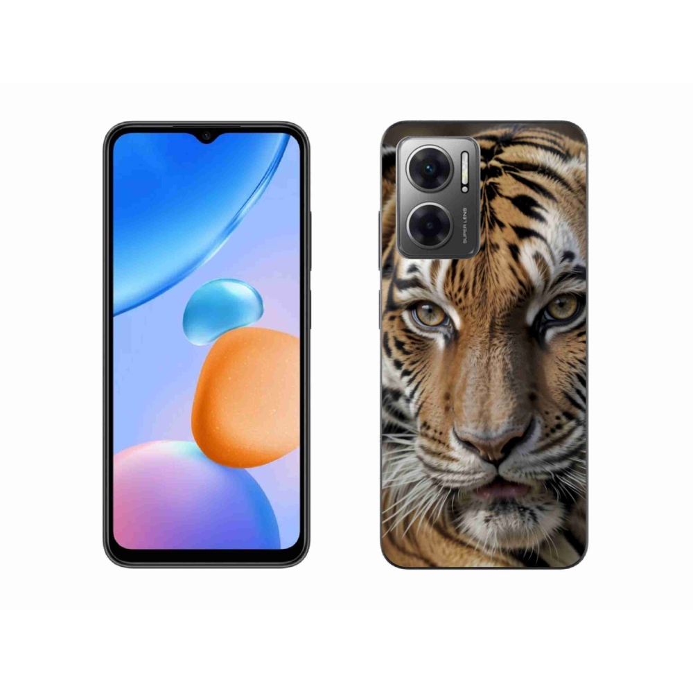 Gelový kryt mmCase na Xiaomi Redmi 10 5G - tygří pohled