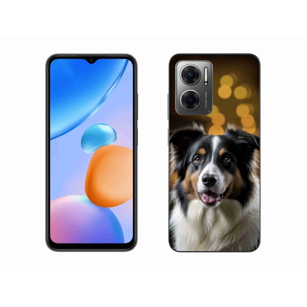 Gelový kryt mmCase na Xiaomi Redmi 10 5G - usměvavý australský ovčák