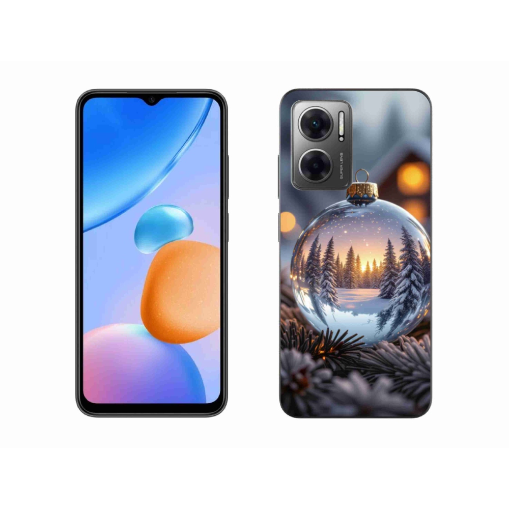 Gelový kryt mmCase na Xiaomi Redmi 10 5G - vánoční ozdoba