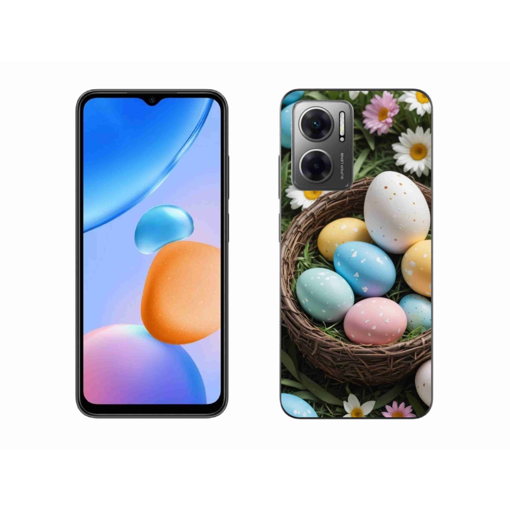 Gelový kryt mmCase na Xiaomi Redmi 10 5G - velikonoční vajíčka 2
