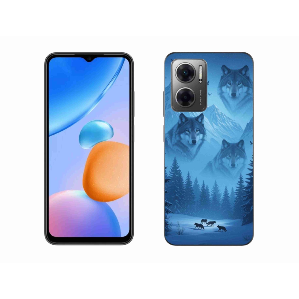 Gelový kryt mmCase na Xiaomi Redmi 10 5G - vlčí smečka