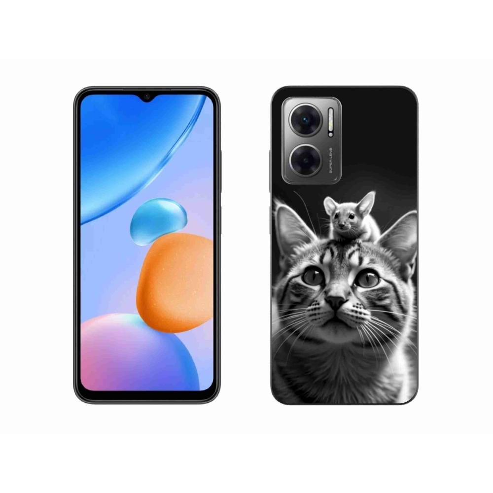 Gelový kryt mmCase na Xiaomi Redmi 10 5G - zvířecí přátelství 2