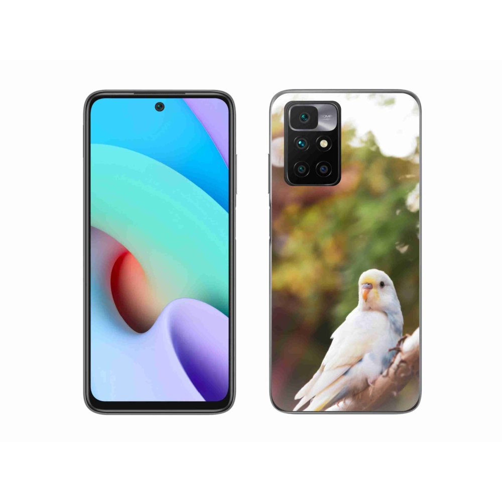 Gelový kryt mmCase na Xiaomi Redmi 10/Redmi 10 (2022) - andulka bílá