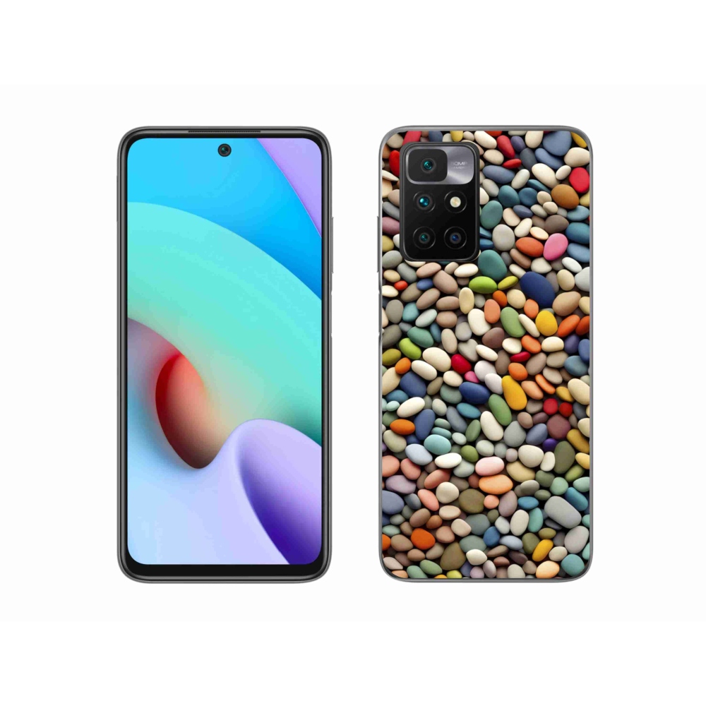 Gelový kryt mmCase na Xiaomi Redmi 10/Redmi 10 (2022) - barevné kamínky 2