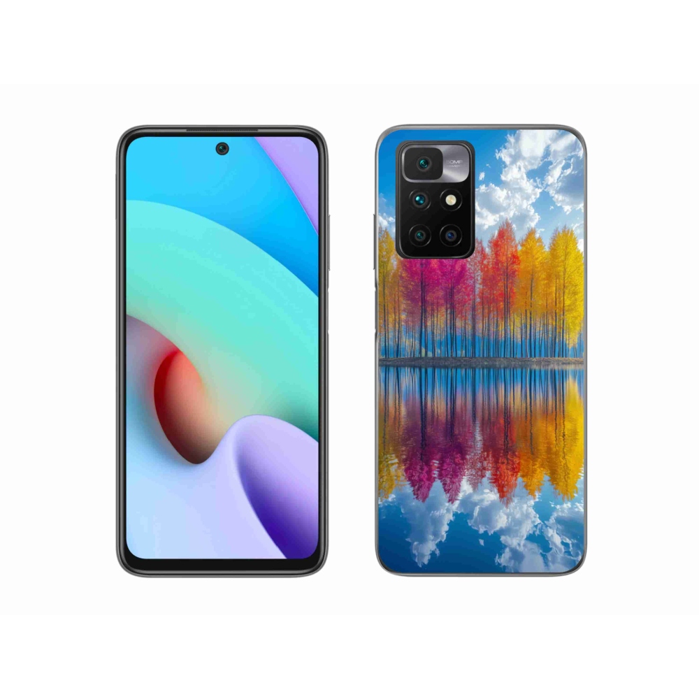 Gelový kryt mmCase na Xiaomi Redmi 10/Redmi 10 (2022) - barevné stromy