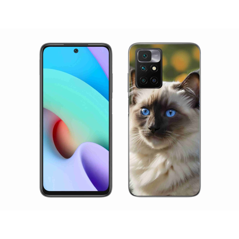 Gelový kryt mmCase na Xiaomi Redmi 10/Redmi 10 (2022) - bílý ragdoll