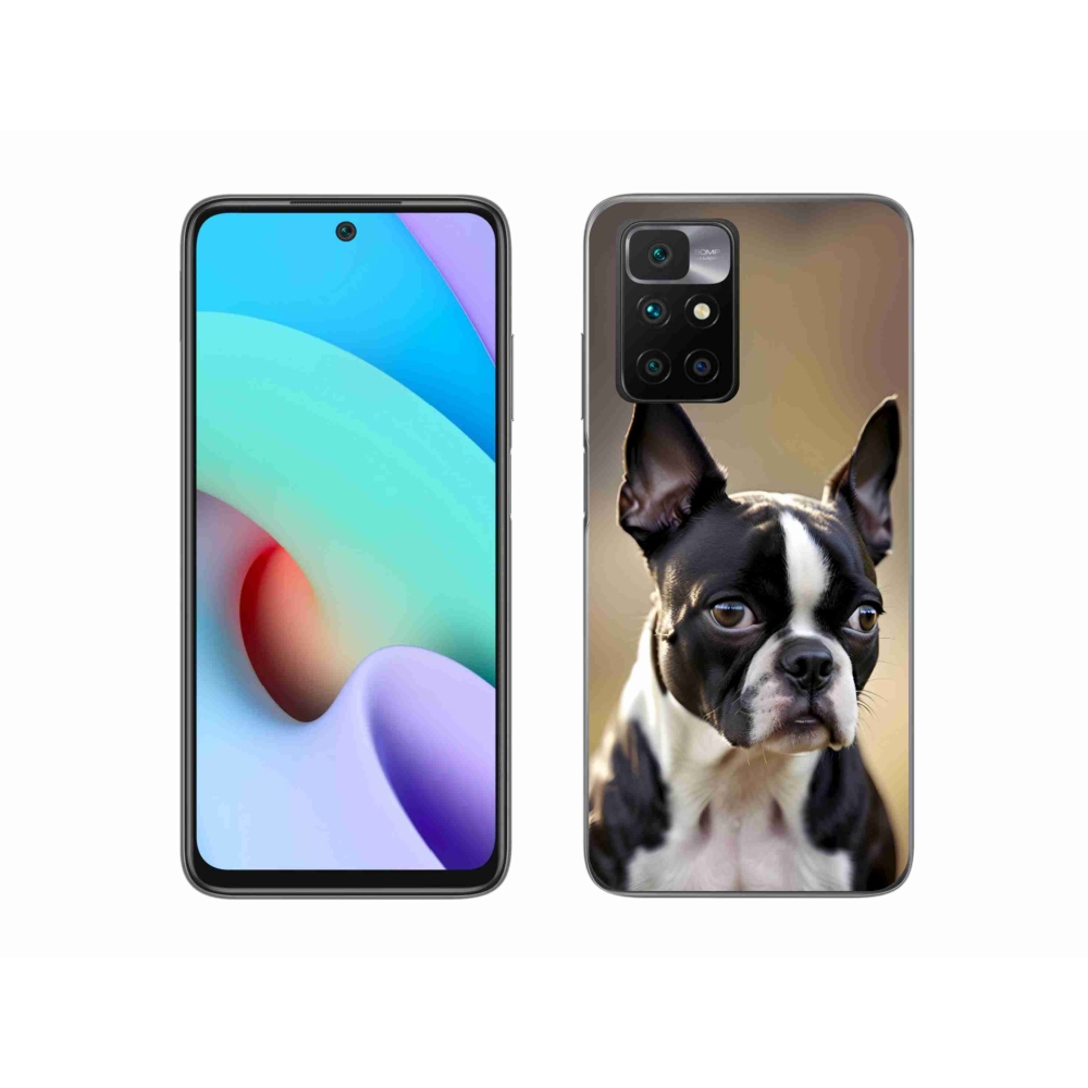 Gelový kryt mmCase na Xiaomi Redmi 10/Redmi 10 (2022) - bostonský teriér