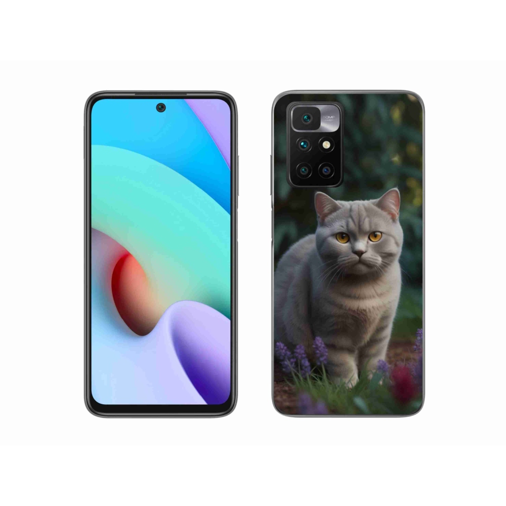 Gelový kryt mmCase na Xiaomi Redmi 10/Redmi 10 (2022) - britská kočka