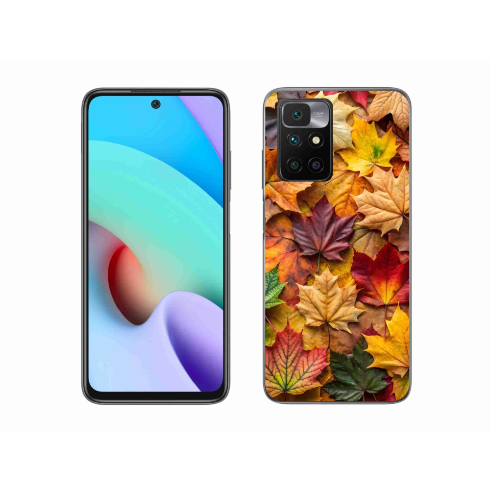 Gelový kryt mmCase na Xiaomi Redmi 10/Redmi 10 (2022) - javorové listy 2