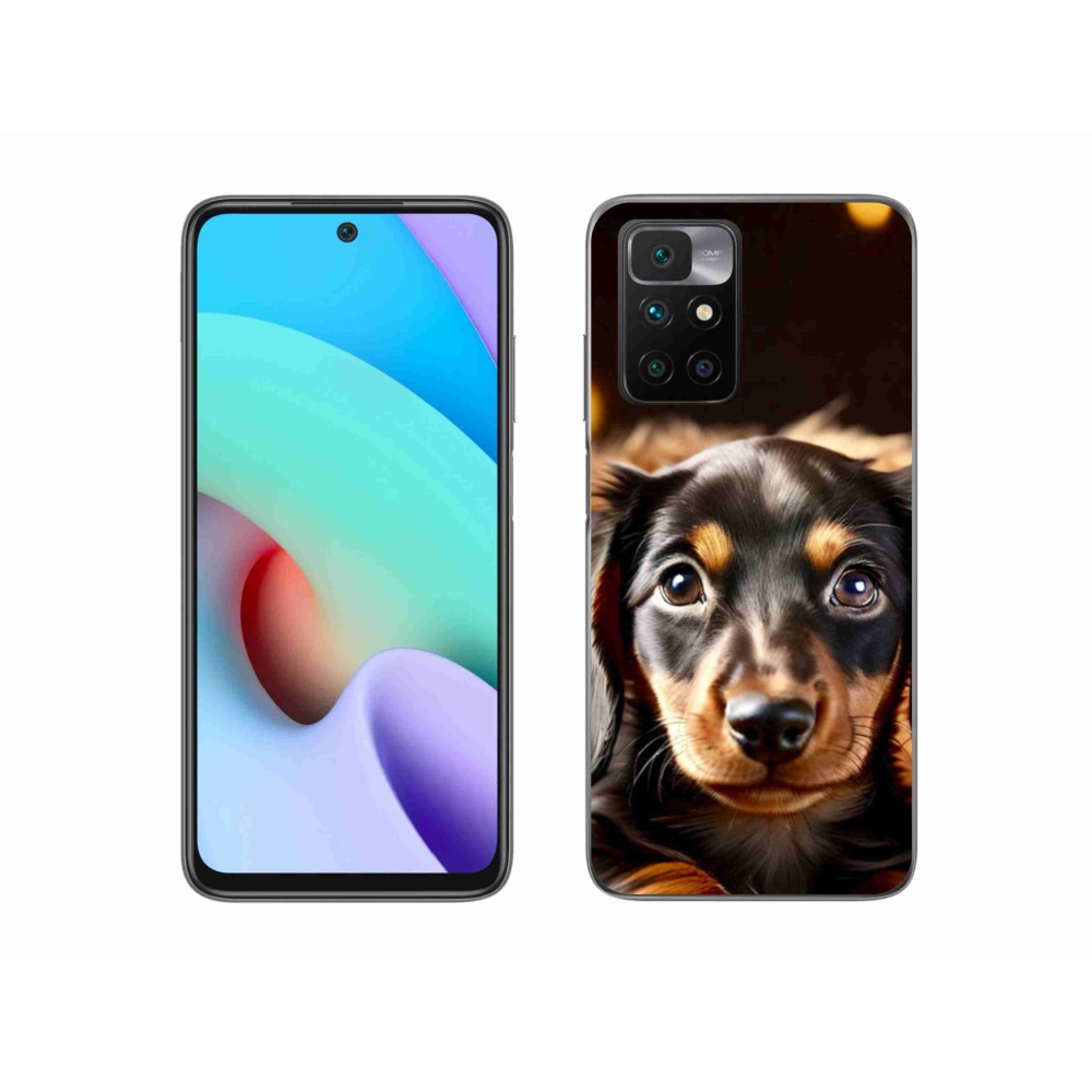 Gelový kryt mmCase na Xiaomi Redmi 10/Redmi 10 (2022) - jezevčík