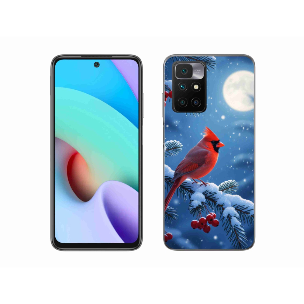 Gelový kryt mmCase na Xiaomi Redmi 10/Redmi 10 (2022) - kardinál červený