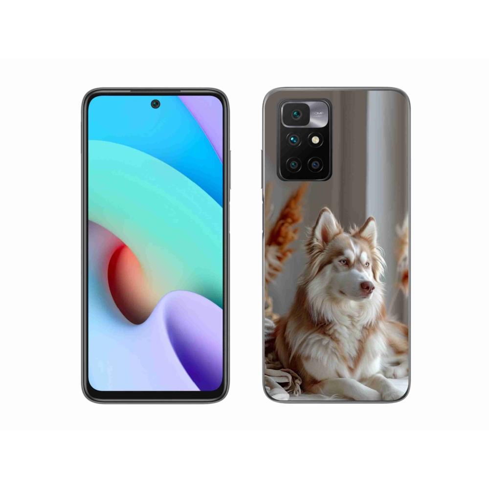 Gelový kryt mmCase na Xiaomi Redmi 10/Redmi 10 (2022) - klidný sibiřský husky