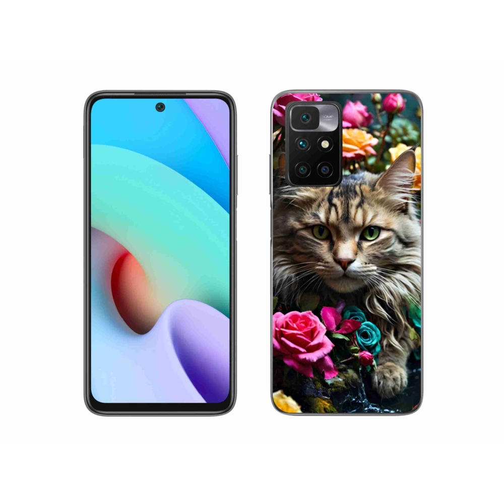 Gelový kryt mmCase na Xiaomi Redmi 10/Redmi 10 (2022) - kočíčí pohled 2