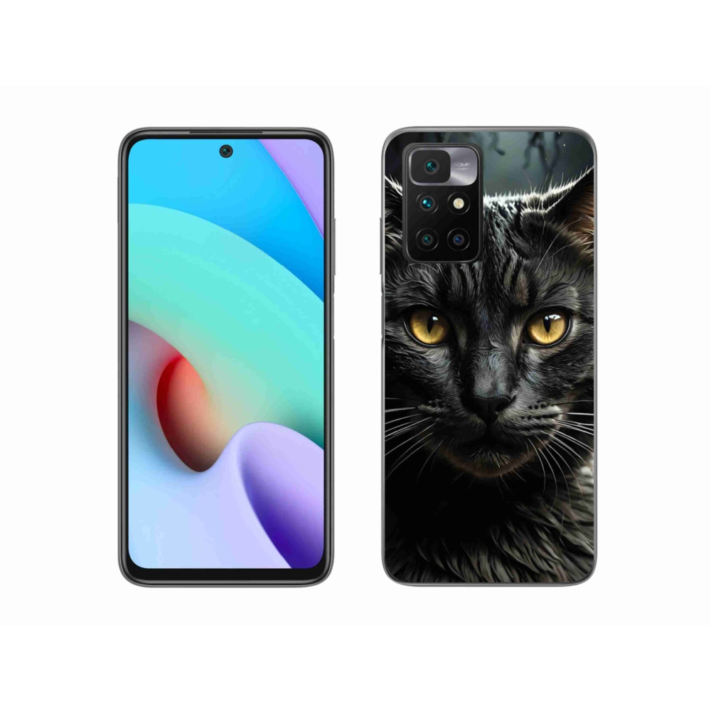 Gelový kryt mmCase na Xiaomi Redmi 10/Redmi 10 (2022) - kočičí pohled 3