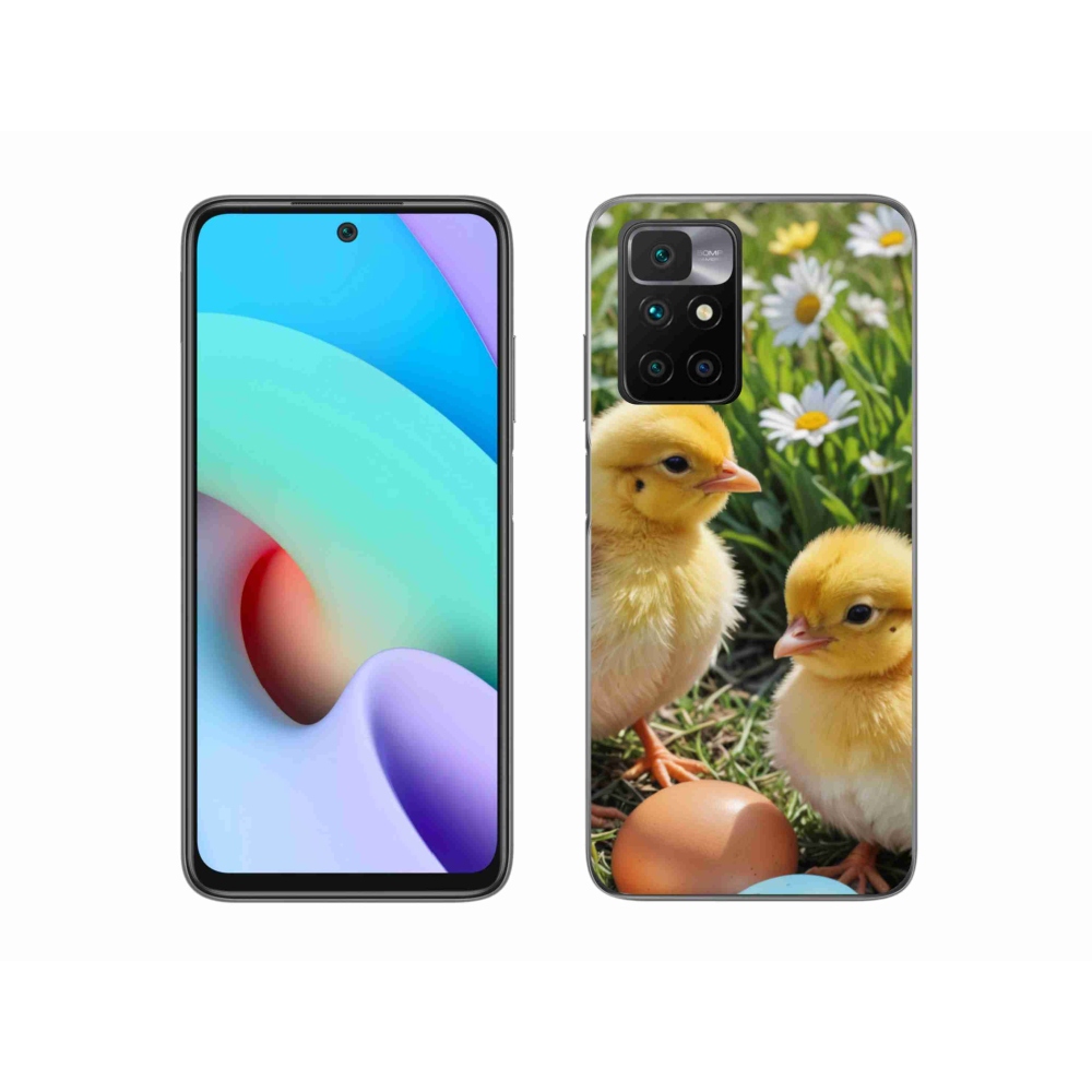 Gelový kryt mmCase na Xiaomi Redmi 10/Redmi 10 (2022) - kuřátka