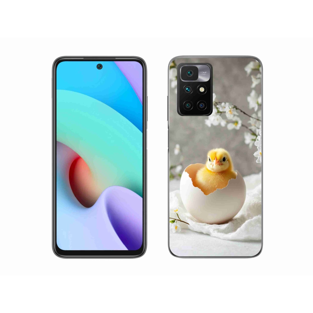 Gelový kryt mmCase na Xiaomi Redmi 10/Redmi 10 (2022) - kuřátko