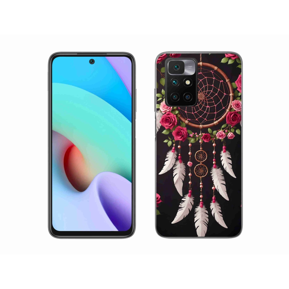 Gelový kryt mmCase na Xiaomi Redmi 10/Redmi 10 (2022) - lapač snů s růžemi