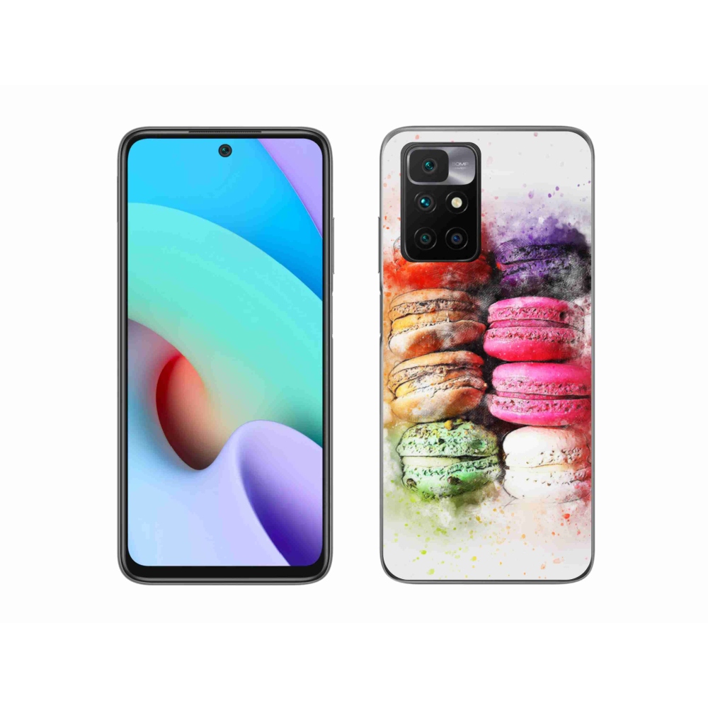 Gelový kryt mmCase na Xiaomi Redmi 10/Redmi 10 (2022) - makrónky