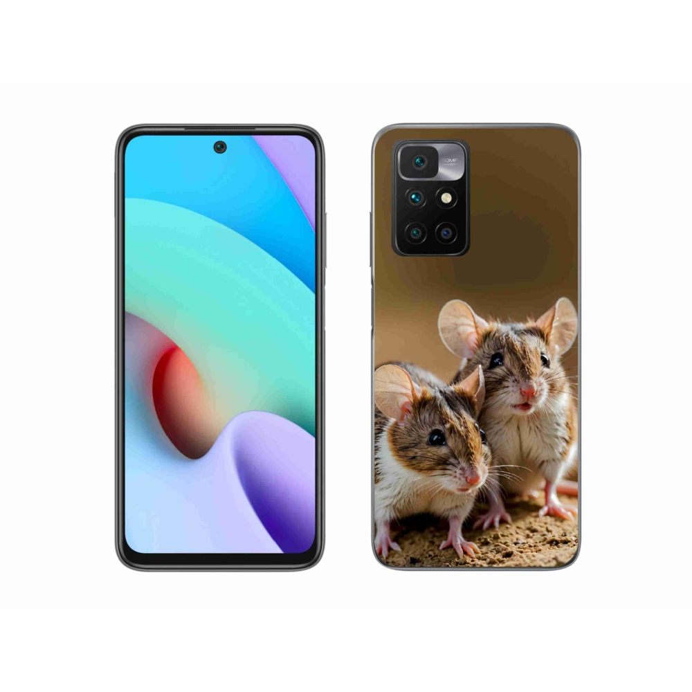 Gelový kryt mmCase na Xiaomi Redmi 10/Redmi 10 (2022) - myší duo
