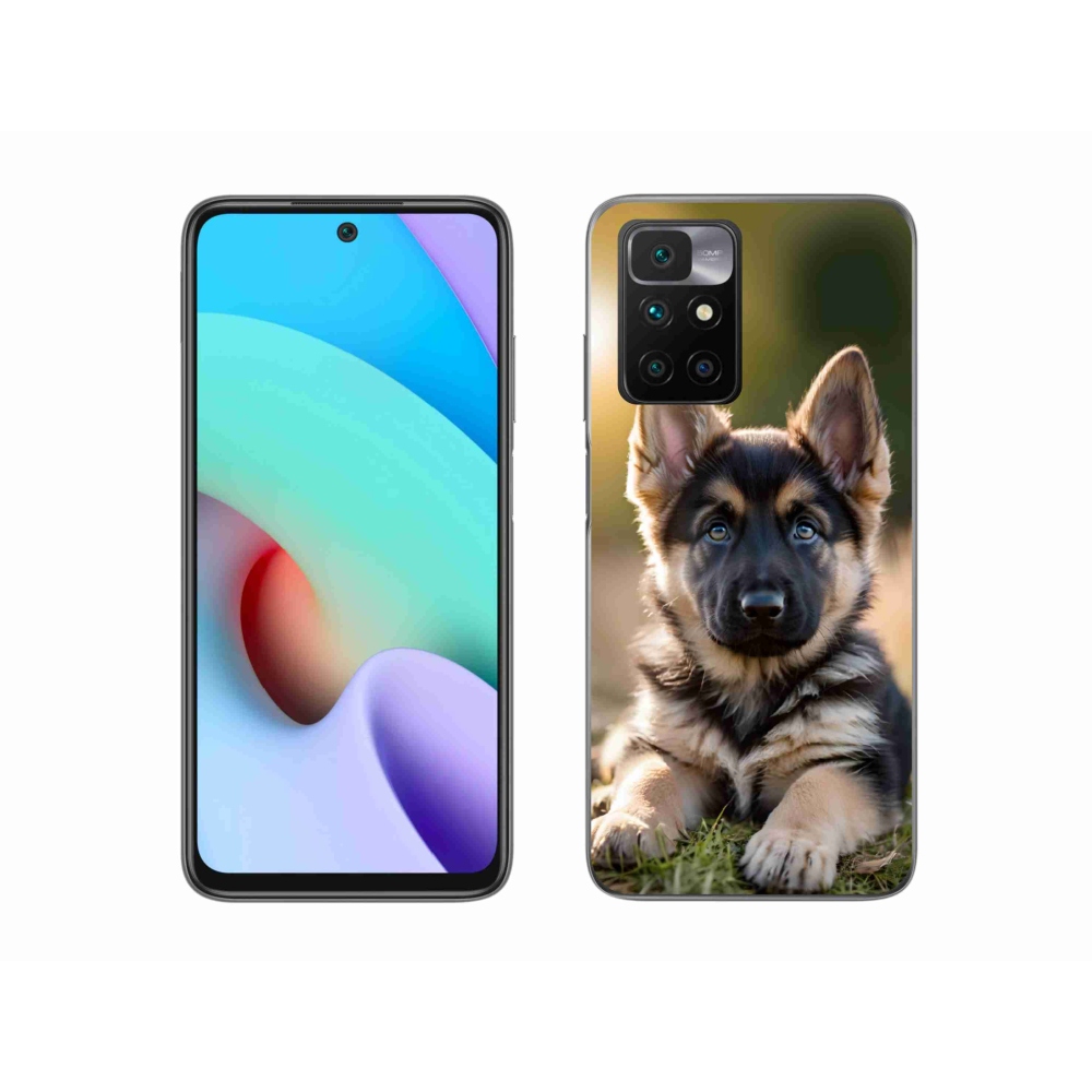 Gelový kryt mmCase na Xiaomi Redmi 10/Redmi 10 (2022) - německý ovčák v přírodě