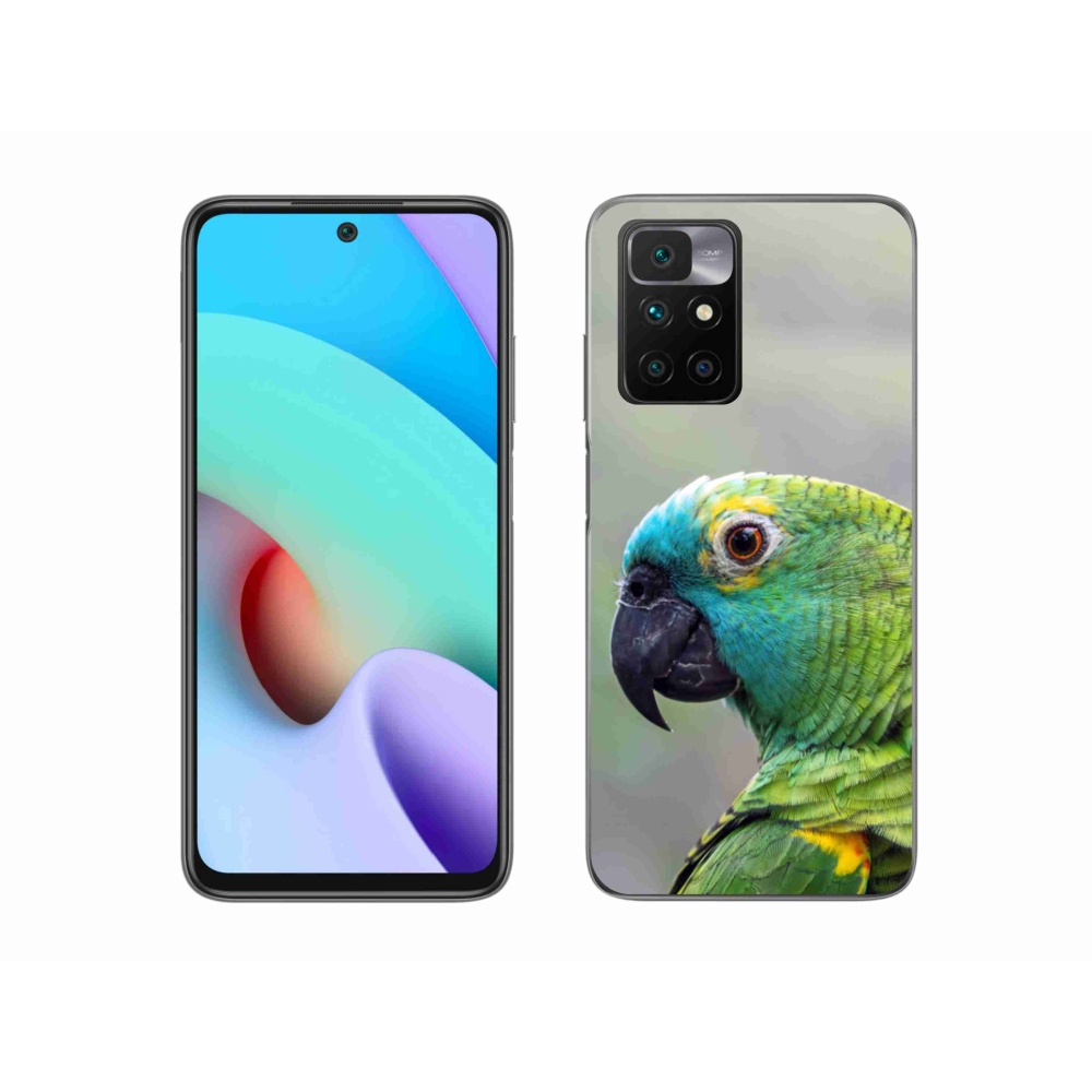 Gelový kryt mmCase na Xiaomi Redmi 10/Redmi 10 (2022) - papoušek amazoňan