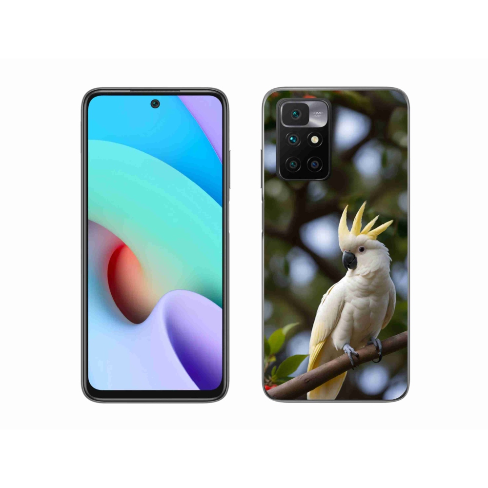 Gelový kryt mmCase na Xiaomi Redmi 10/Redmi 10 (2022) - papoušek kakadu 3