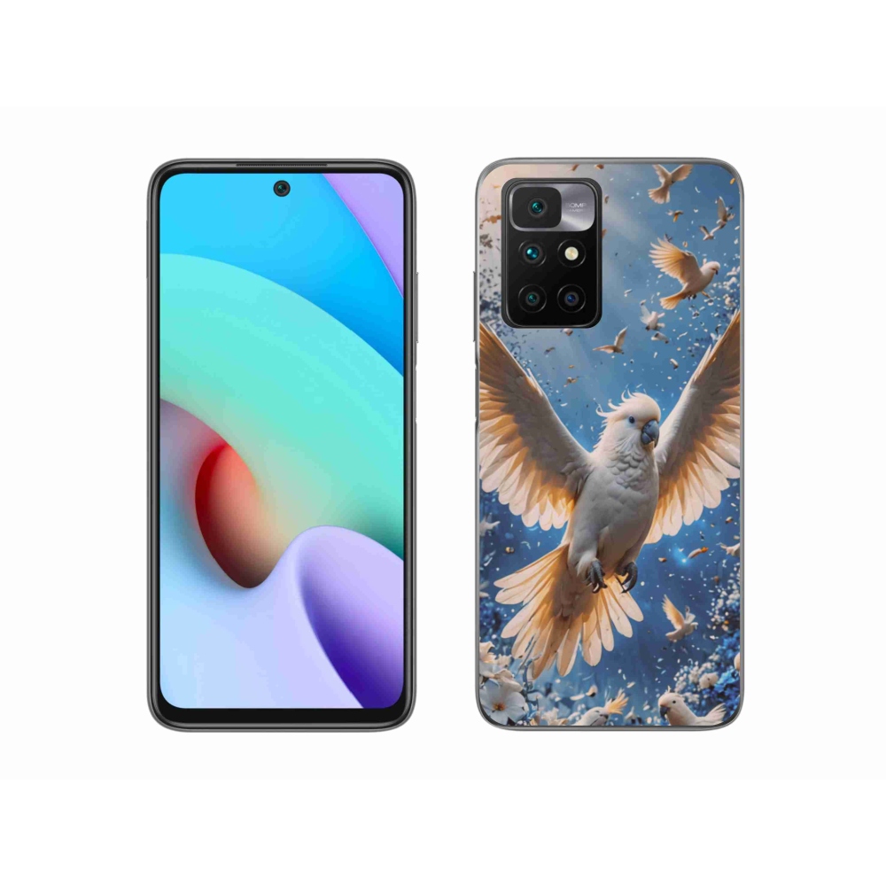 Gelový kryt mmCase na Xiaomi Redmi 10/Redmi 10 (2022) - papoušek kakadu
