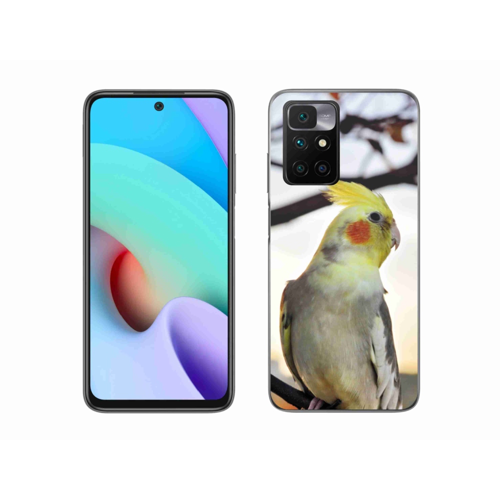 Gelový kryt mmCase na Xiaomi Redmi 10/Redmi 10 (2022) - papoušek korela