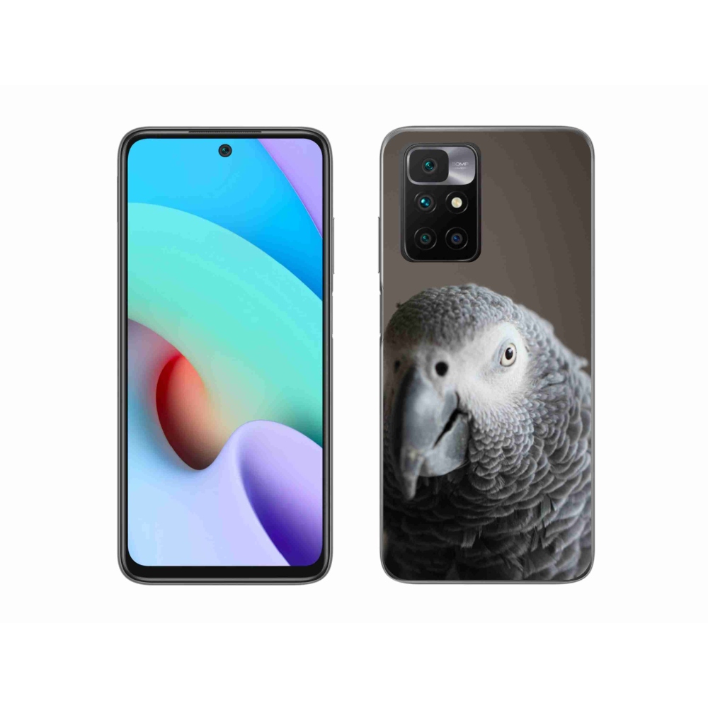 Gelový kryt mmCase na Xiaomi Redmi 10/Redmi 10 (2022) - papoušek žako 2