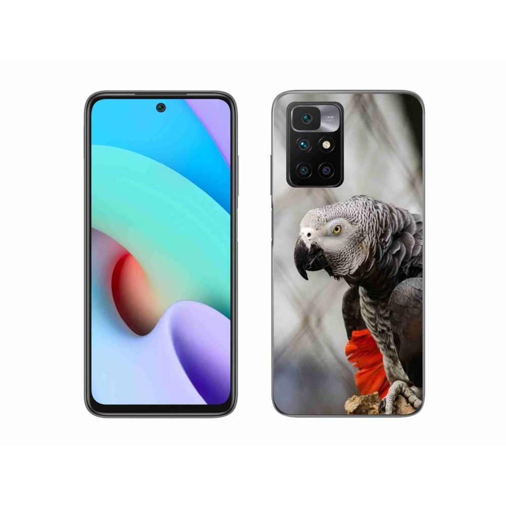 Gelový kryt mmCase na Xiaomi Redmi 10/Redmi 10 (2022) - papoušek žako 3