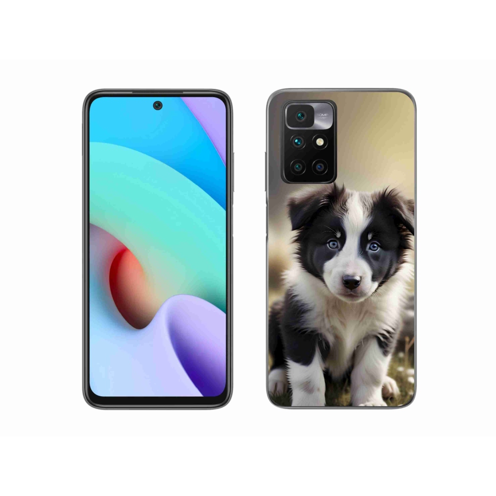 Gelový kryt mmCase na Xiaomi Redmi 10/Redmi 10 (2022) - roztomilá border kolie