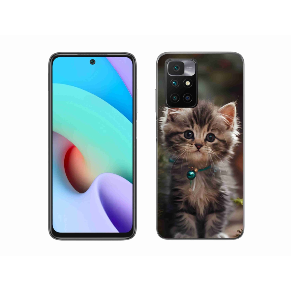 Gelový kryt mmCase na Xiaomi Redmi 10/Redmi 10 (2022) - roztomilé kotě 11