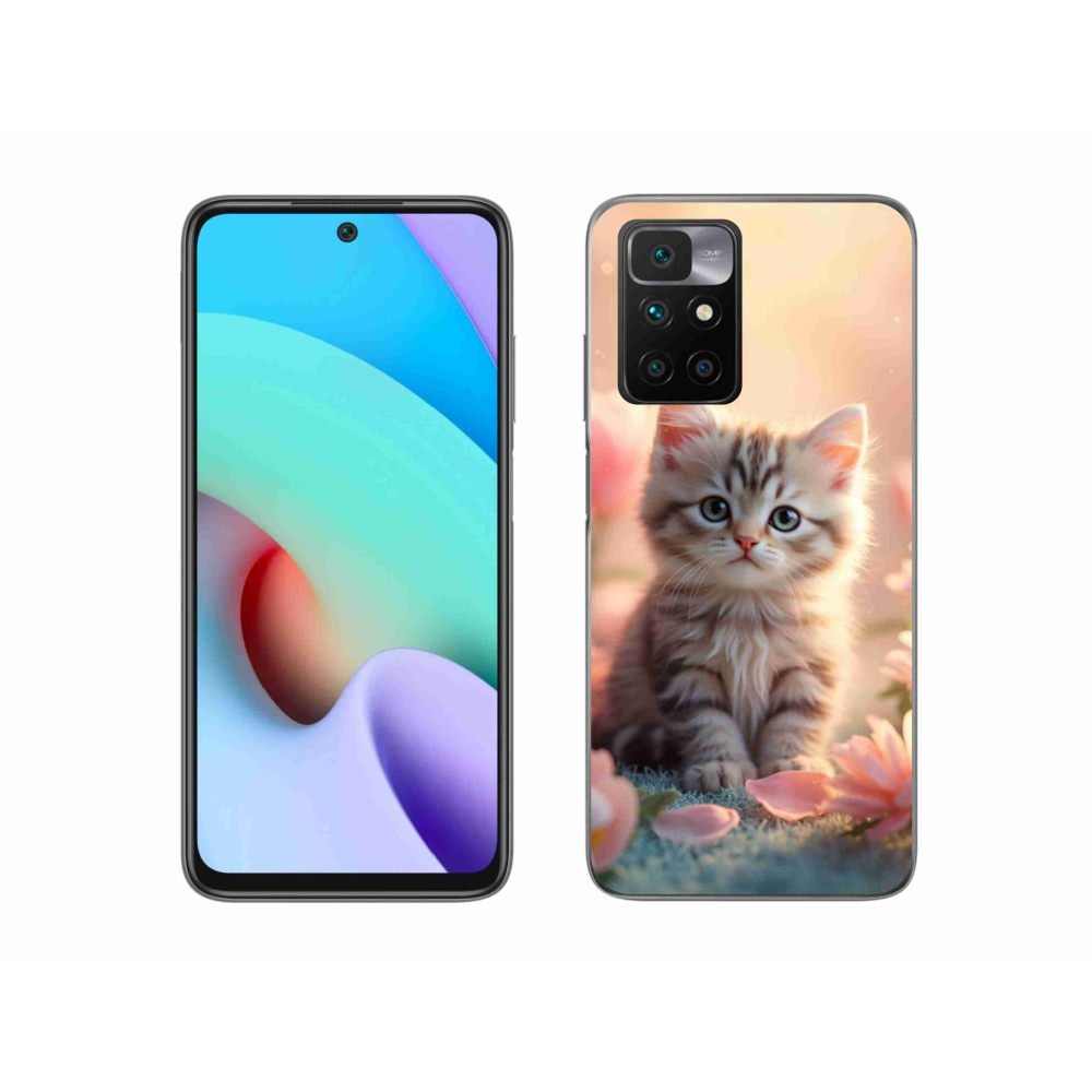 Gelový kryt mmCase na Xiaomi Redmi 10/Redmi 10 (2022) - roztomilé kotě 8