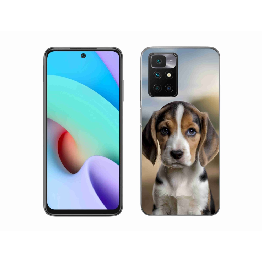 Gelový kryt mmCase na Xiaomi Redmi 10/Redmi 10 (2022) - roztomilý bígl