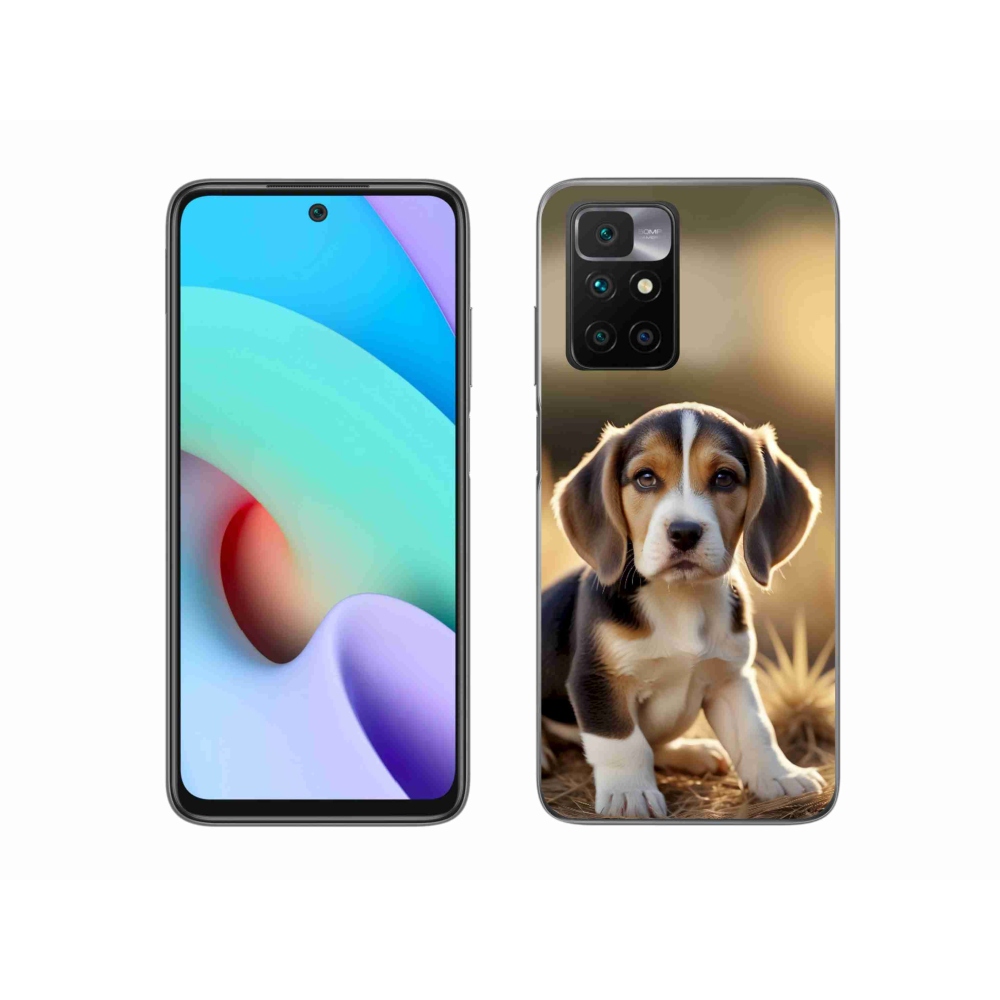 Gelový kryt mmCase na Xiaomi Redmi 10/Redmi 10 (2022) - roztomilý bígl