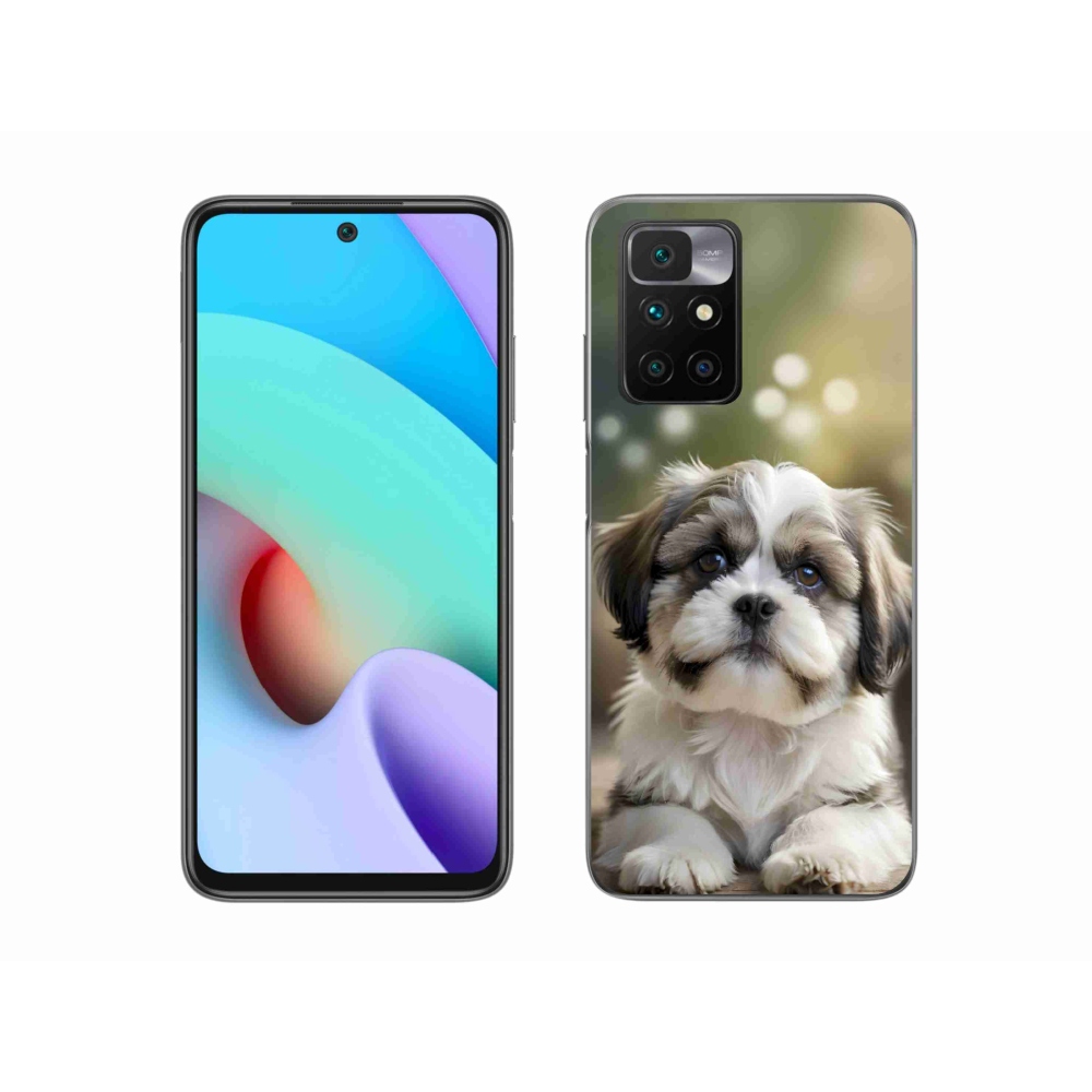 Gelový kryt mmCase na Xiaomi Redmi 10/Redmi 10 (2022) - roztomilý shih-tzu
