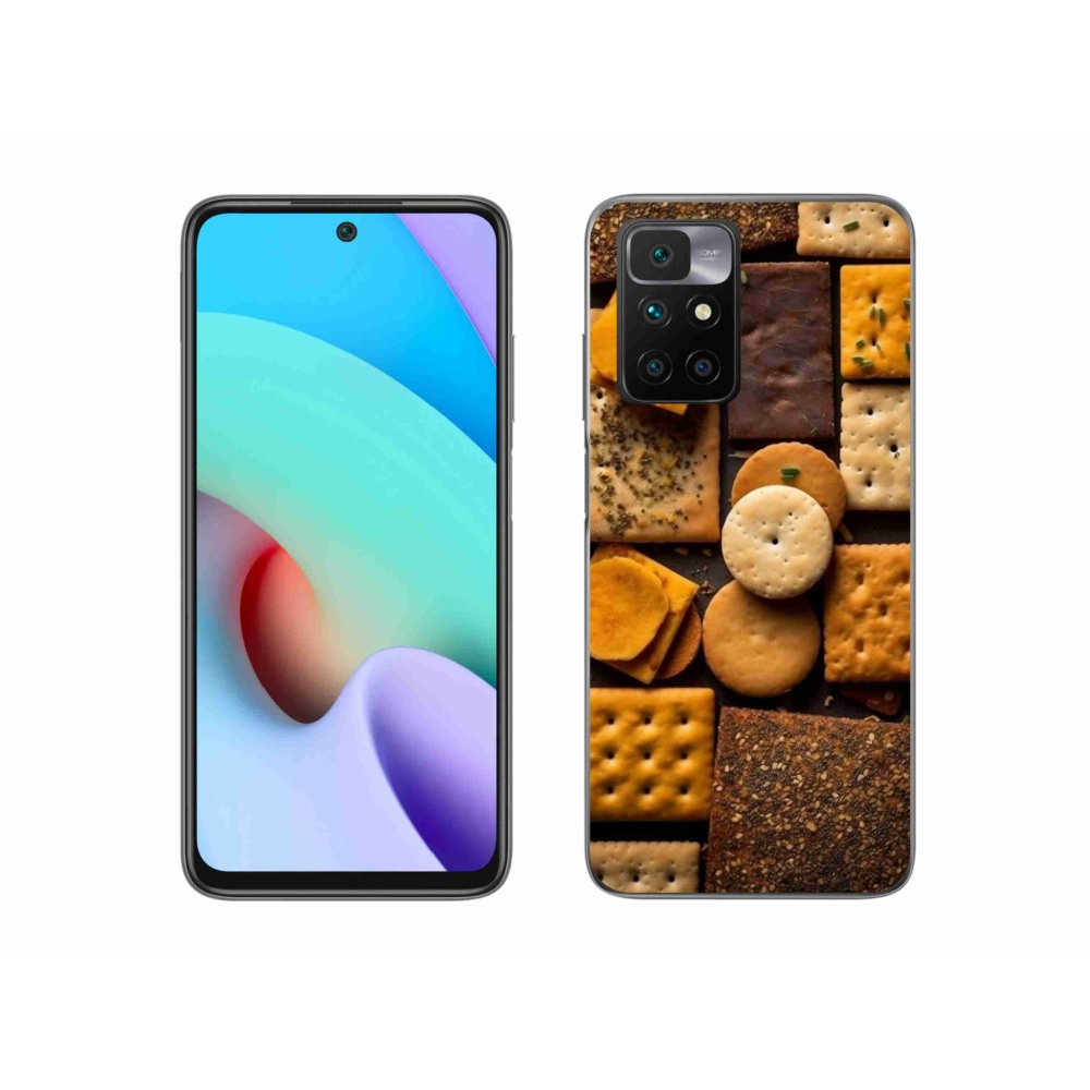Gelový kryt mmCase na Xiaomi Redmi 10/Redmi 10 (2022) - sušenky
