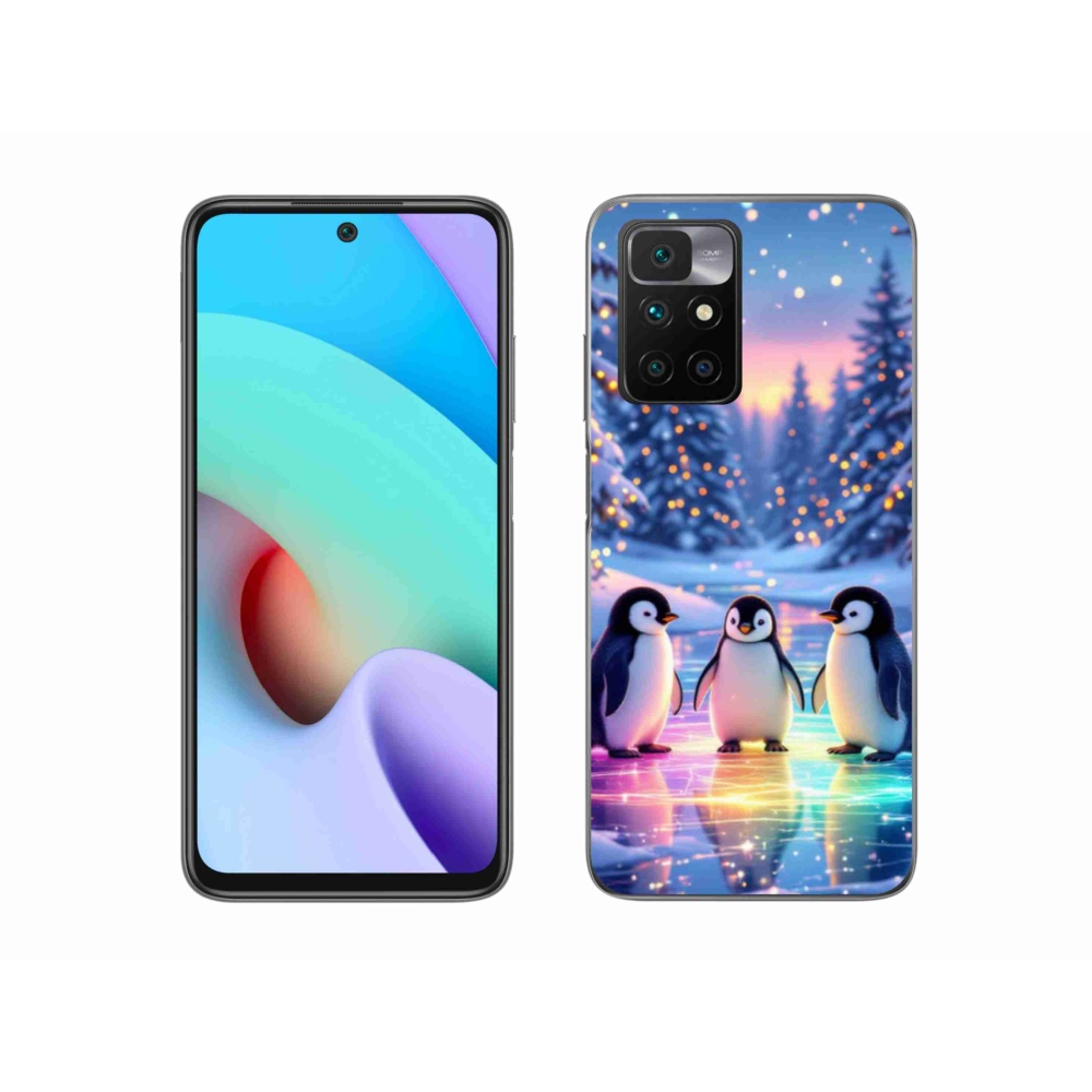 Gelový kryt mmCase na Xiaomi Redmi 10/Redmi 10 (2022) - tučnáci