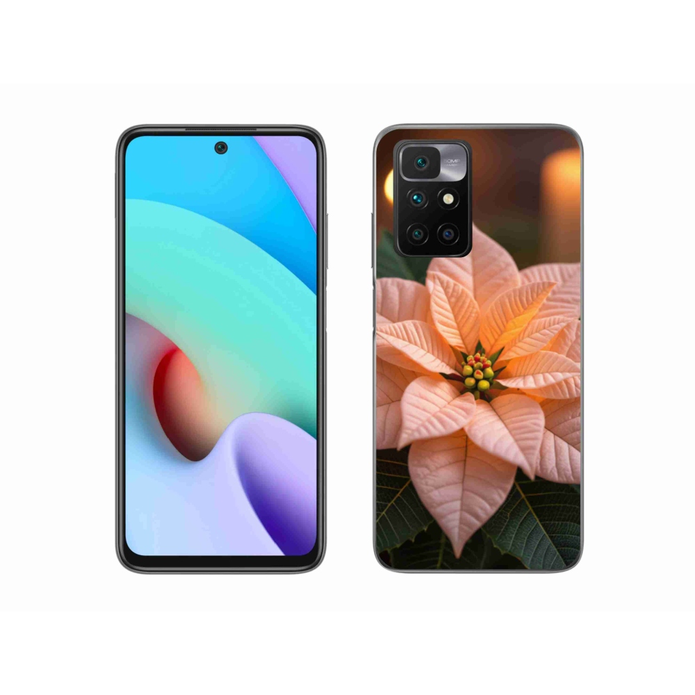 Gelový kryt mmCase na Xiaomi Redmi 10/Redmi 10 (2022) - vánoční hvězda