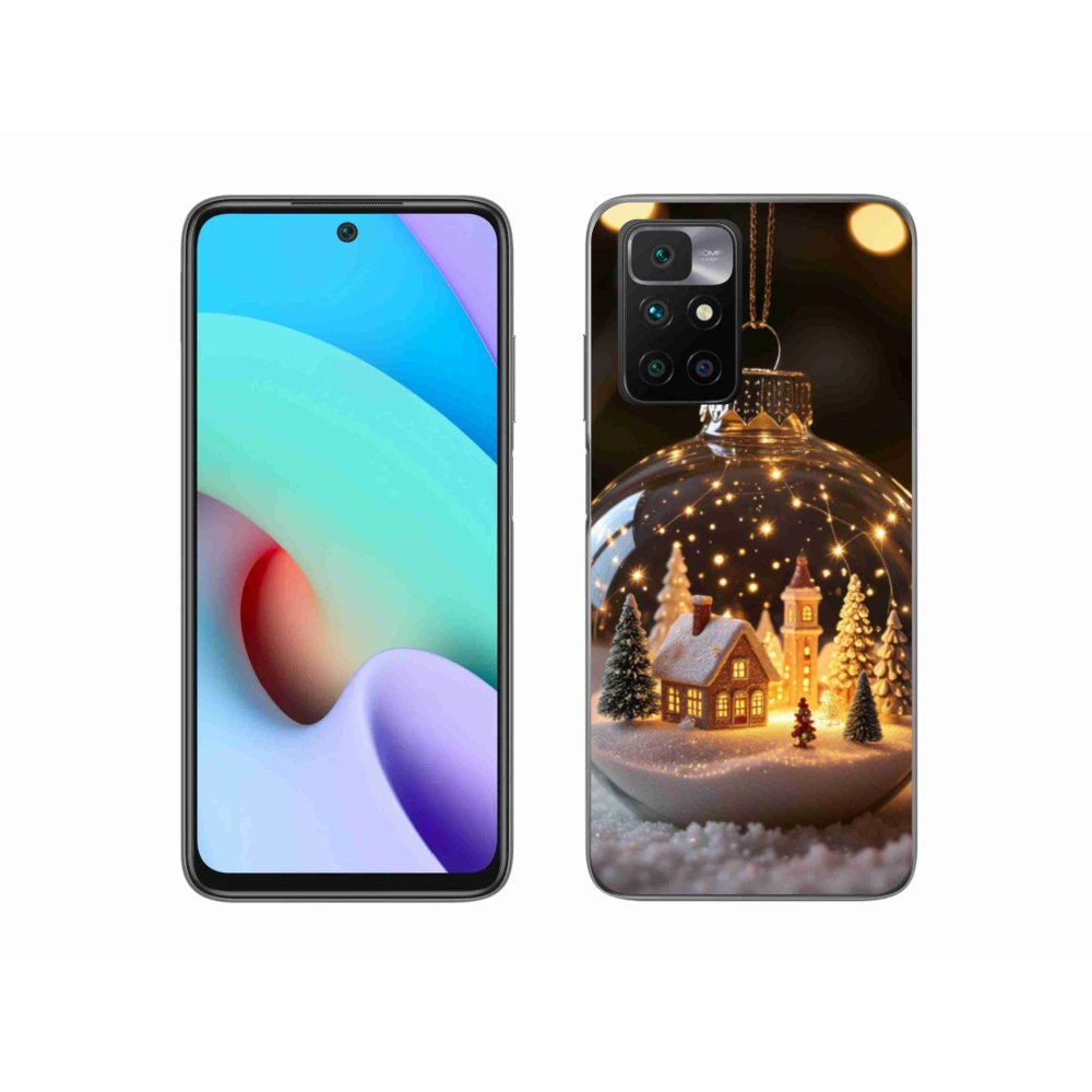 Gelový kryt mmCase na Xiaomi Redmi 10/Redmi 10 (2022) - vánoční koule 3
