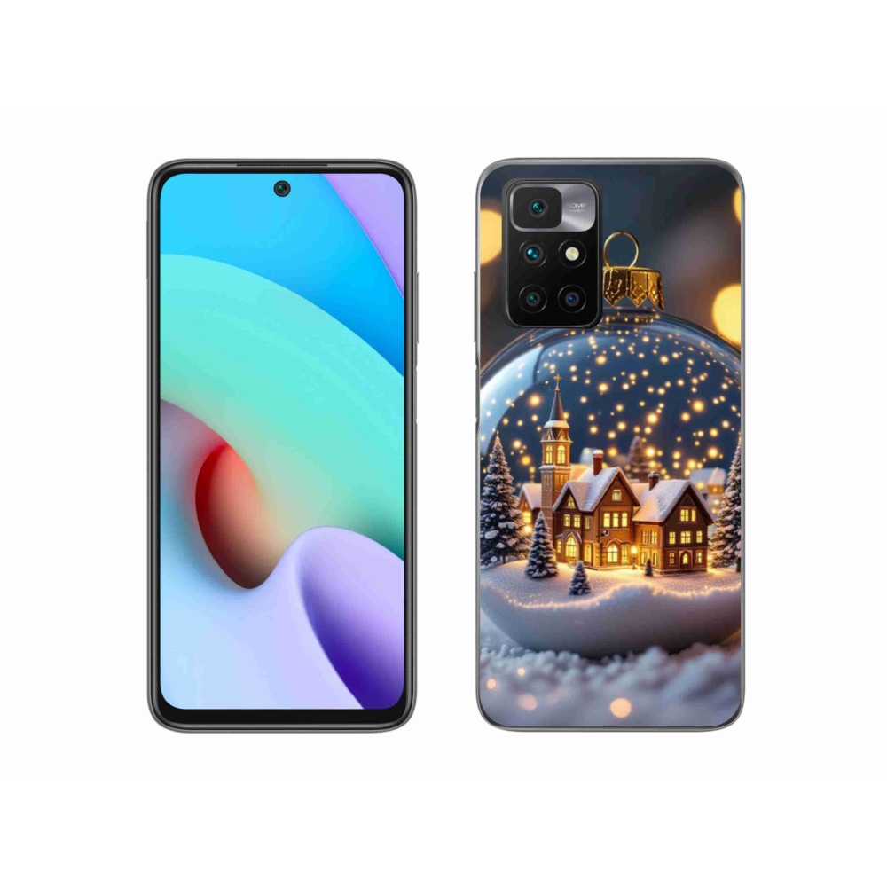 Gelový kryt mmCase na Xiaomi Redmi 10/Redmi 10 (2022) - vánoční koule 4
