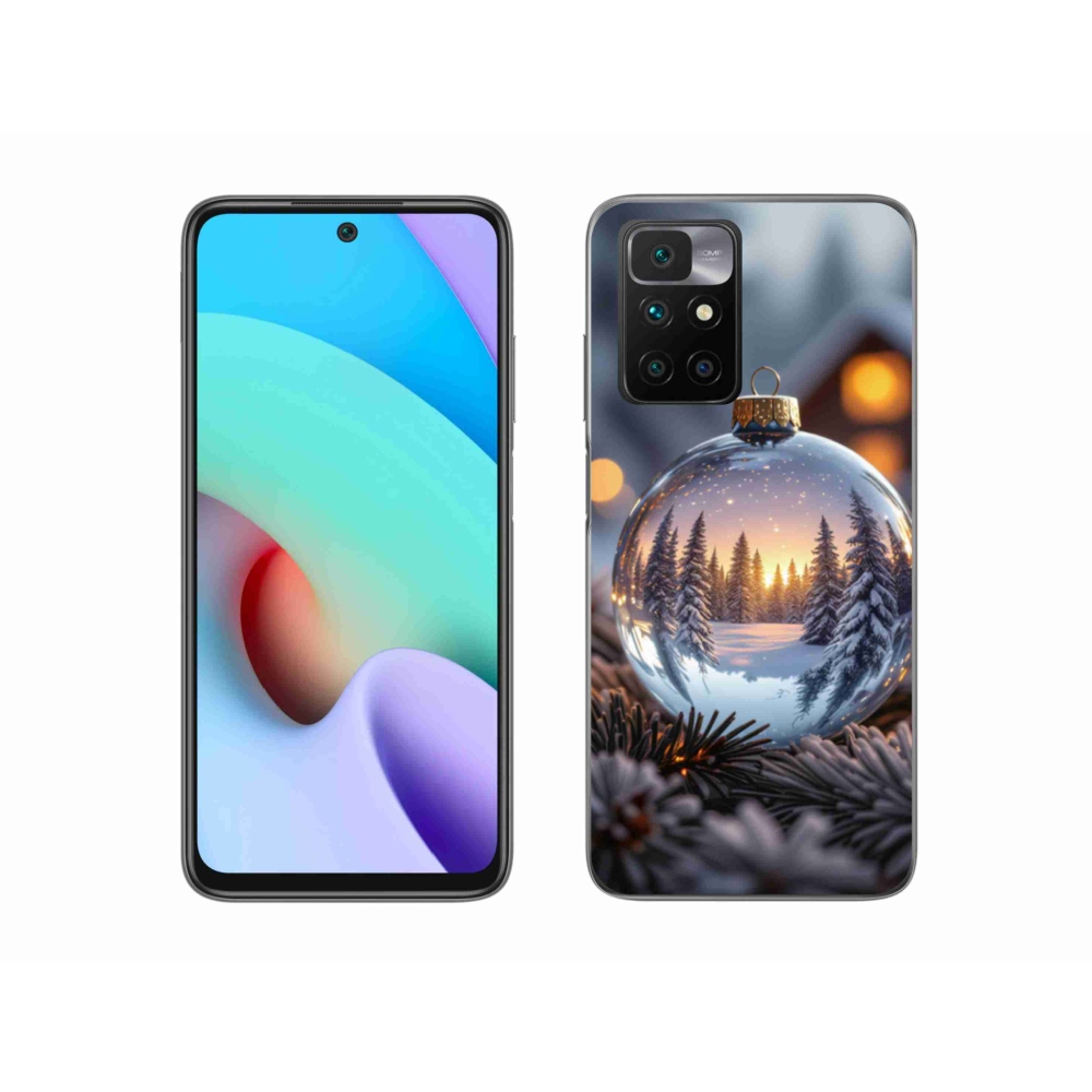 Gelový kryt mmCase na Xiaomi Redmi 10/Redmi 10 (2022) - vánoční ozdoba