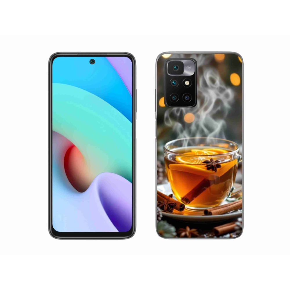 Gelový kryt mmCase na Xiaomi Redmi 10/Redmi 10 (2022) - vánoční punč