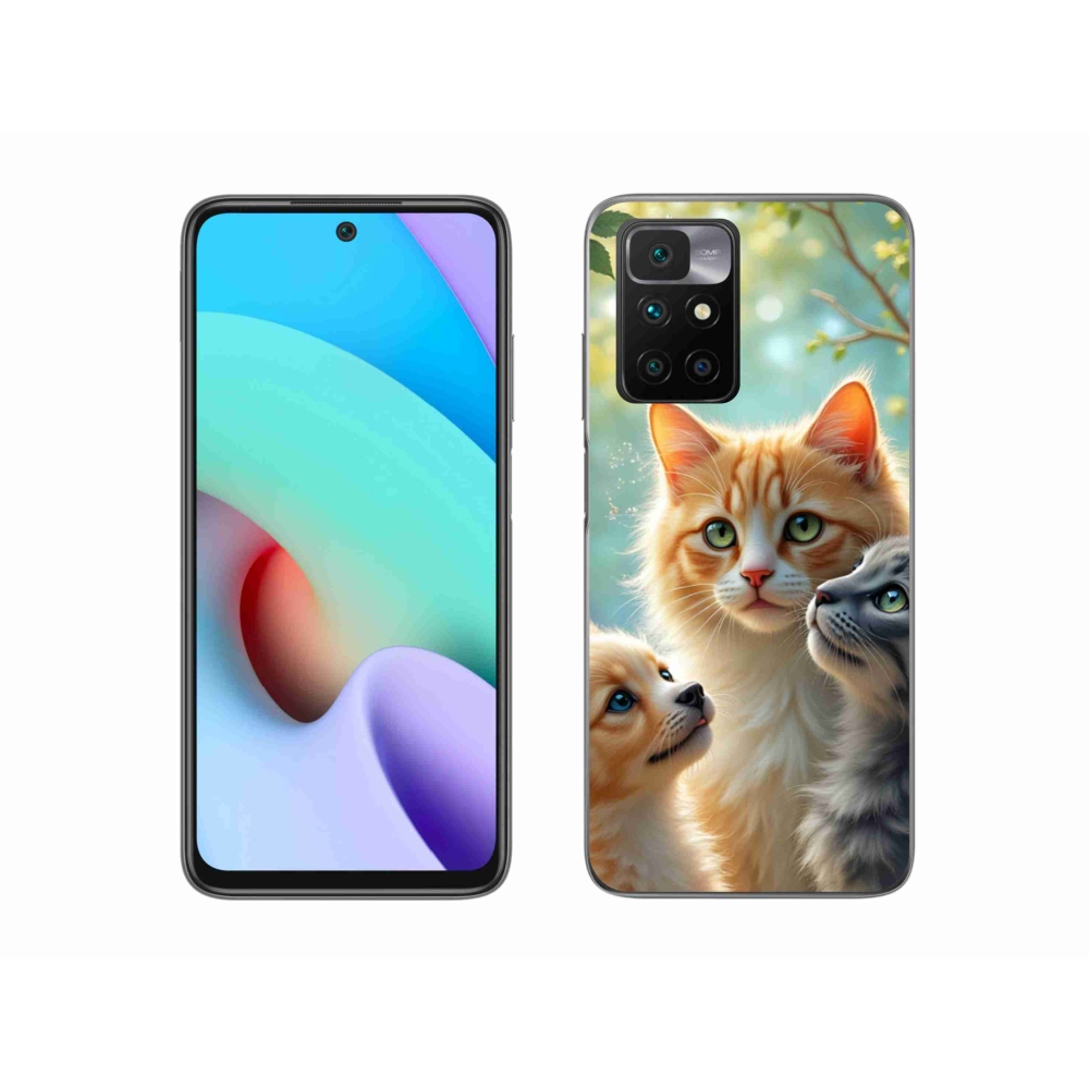 Gelový kryt mmCase na Xiaomi Redmi 10/Redmi 10 (2022) - zvířecí přátelství 2