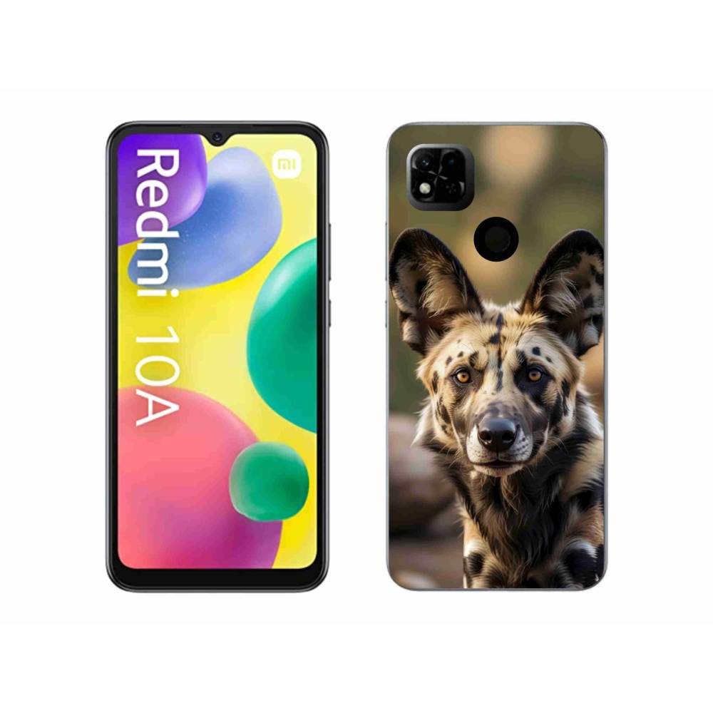 Gelový kryt mmCase na Xiaomi Redmi 10A - africký divoký pes