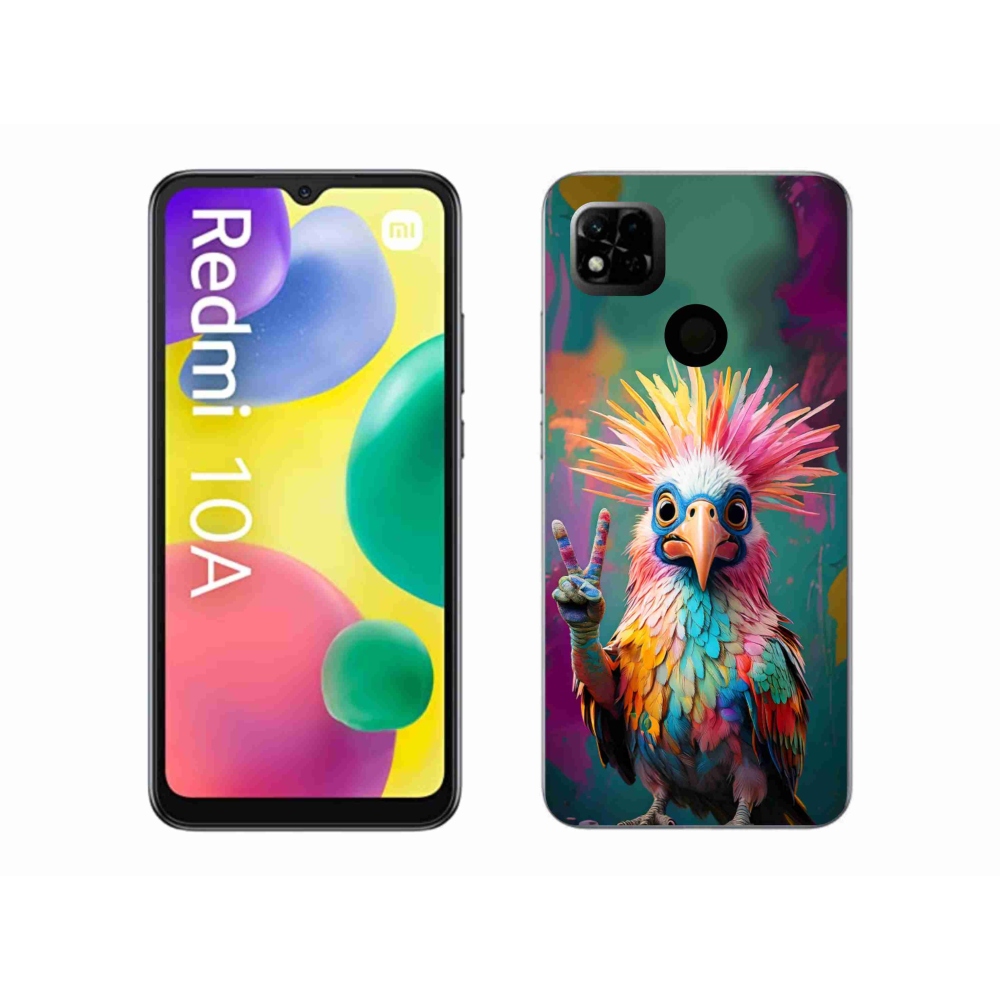 Gelový kryt mmCase na Xiaomi Redmi 10A - barevný rebel