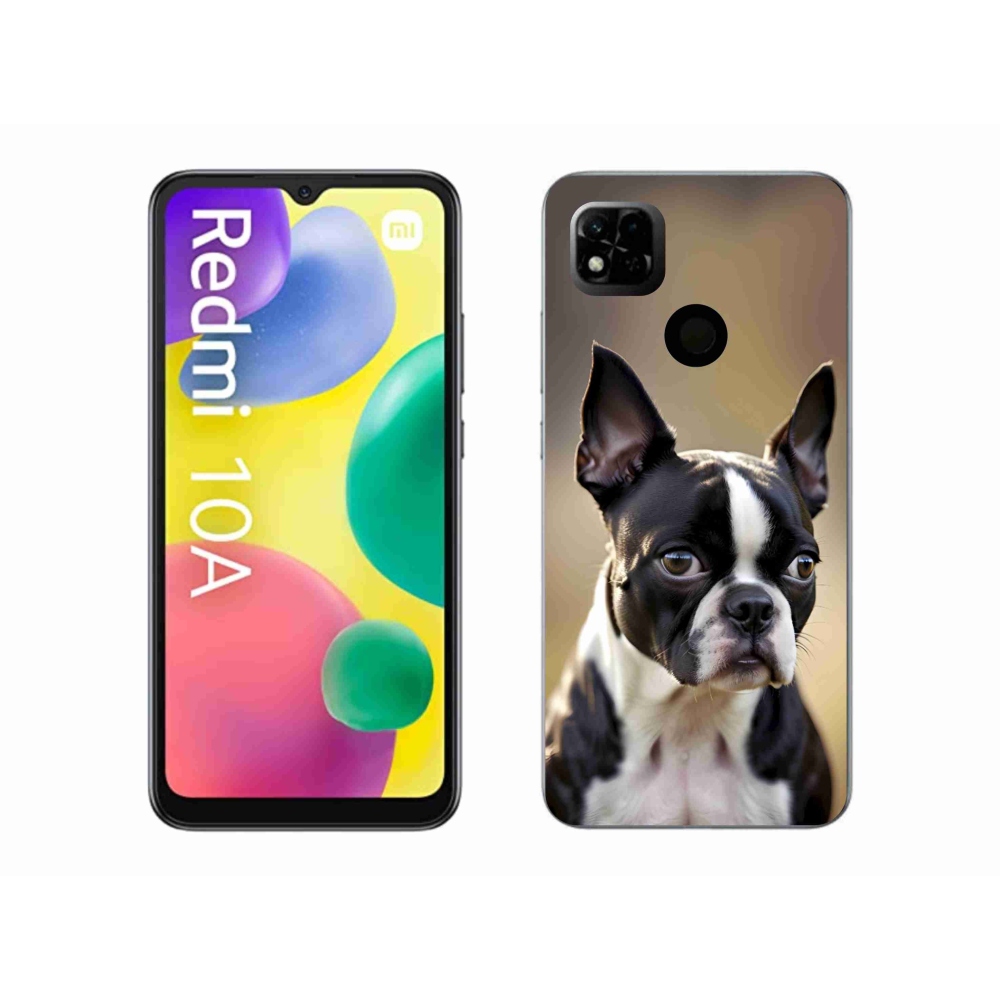 Gelový kryt mmCase na Xiaomi Redmi 10A - bostonský teriér